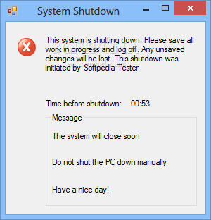 windows xp error message generator